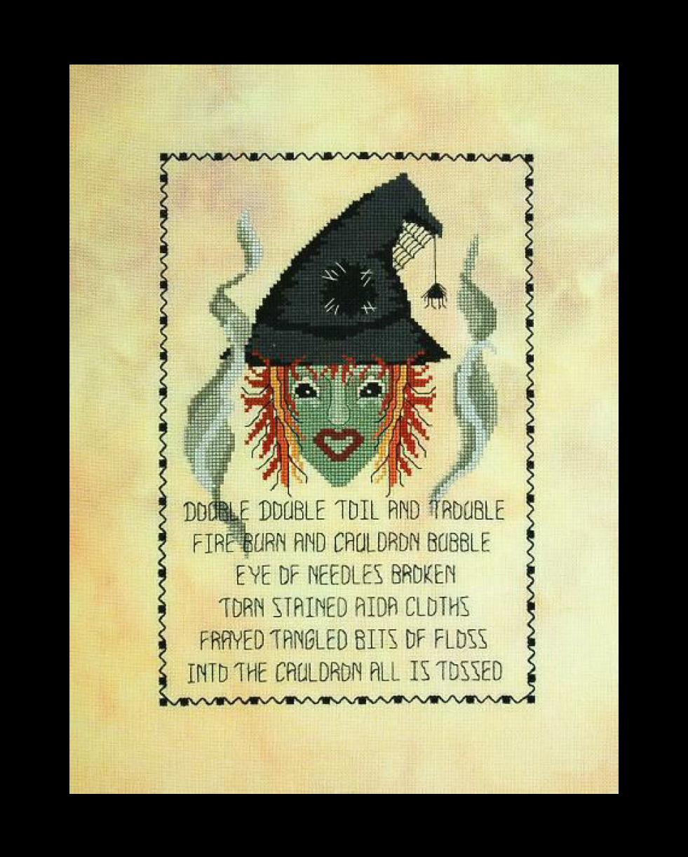 FlosseMar: The Stitcher’s Witch Cross Stitch Pattern