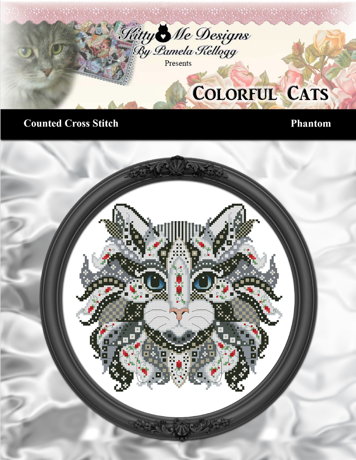 Colorful Cats Phantom Cross Stitch Pattern
