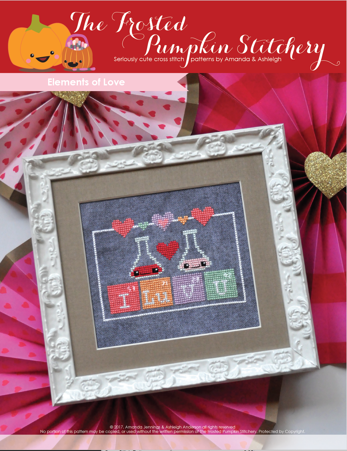 Elements of Love Cross Stitch Pattern