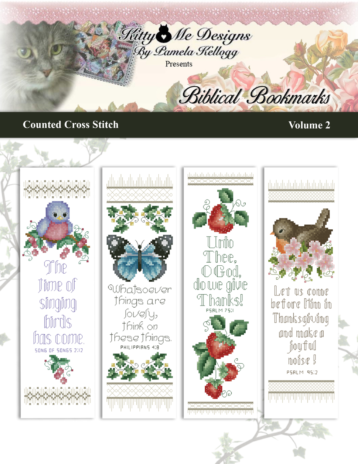 Biblical Bookmarks Volume 2 Cross Stitch Pattern