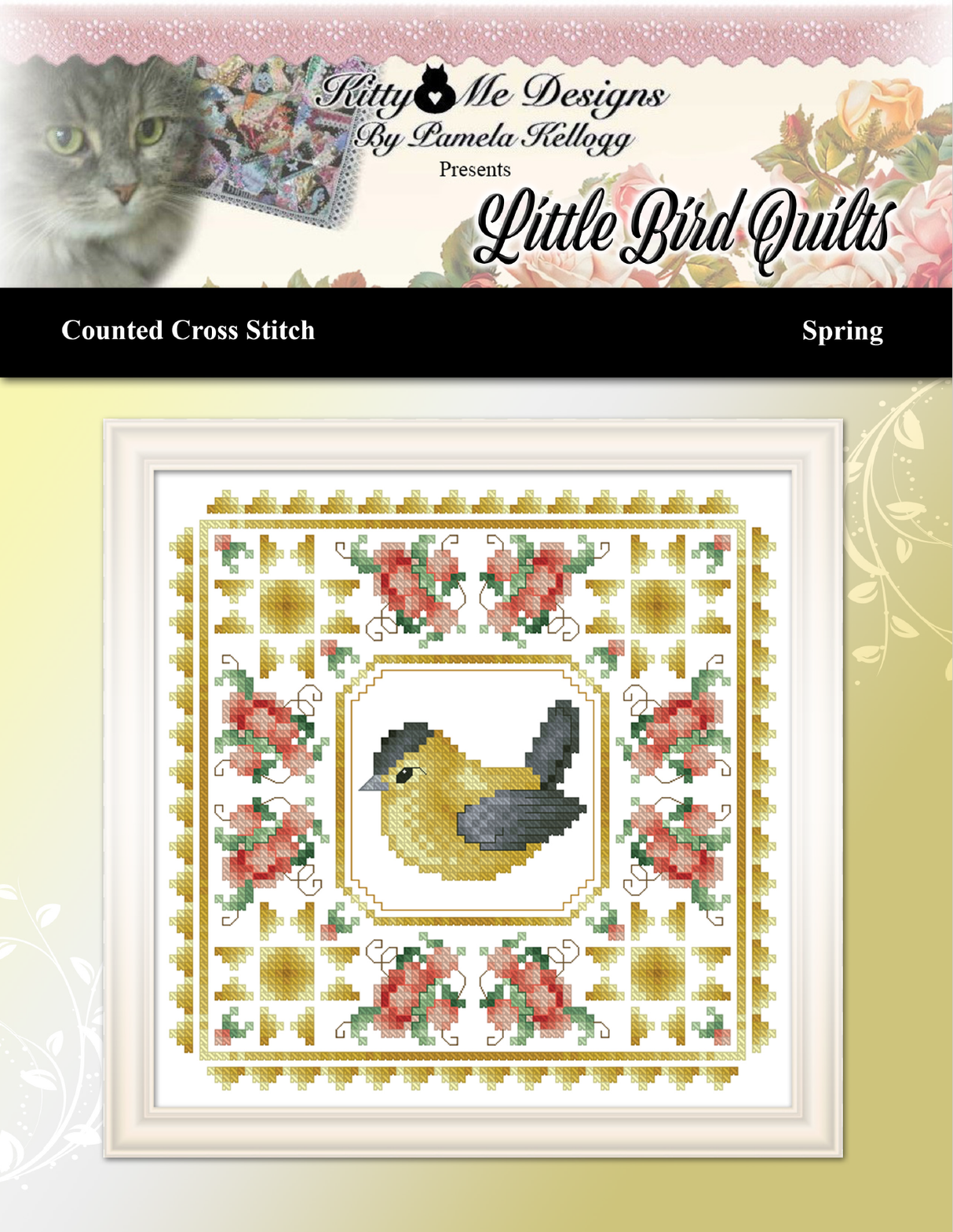 Little Bird Quilts Spring Cross Stitch Pattern
