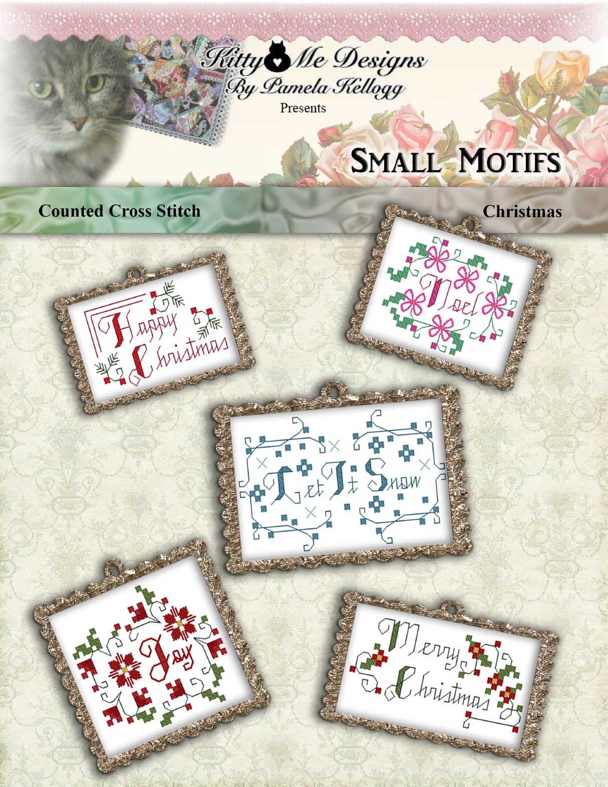 Small Motifs Christmas Cross Stitch Pattern