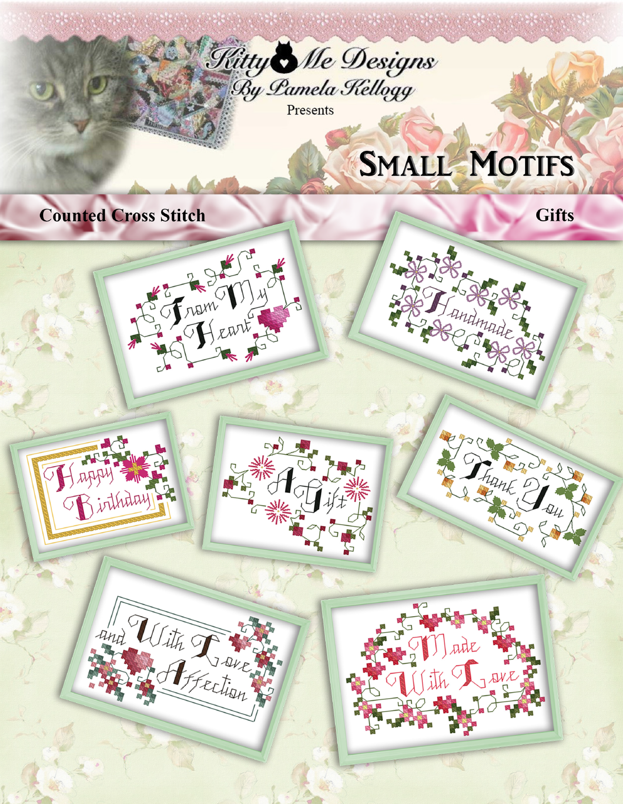 Small Motifs Gifts Cross Stitch Pattern