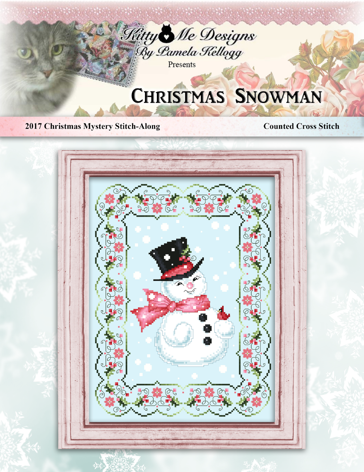 Christmas Snowman Cross Stitch Pattern