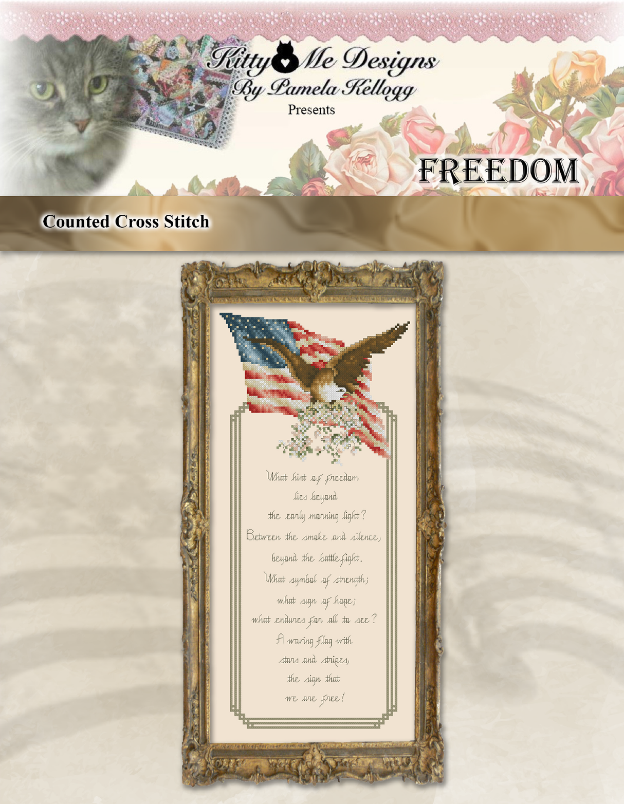 Freedom Cross Stitch Pattern