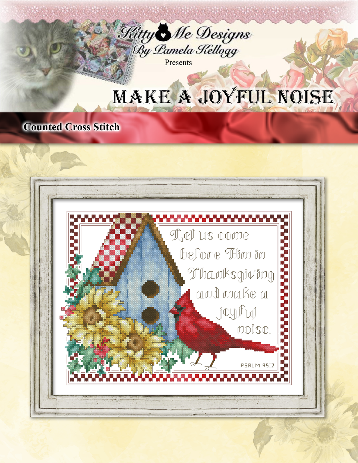 Make A Joyful Noise Cross Stitch Pattern