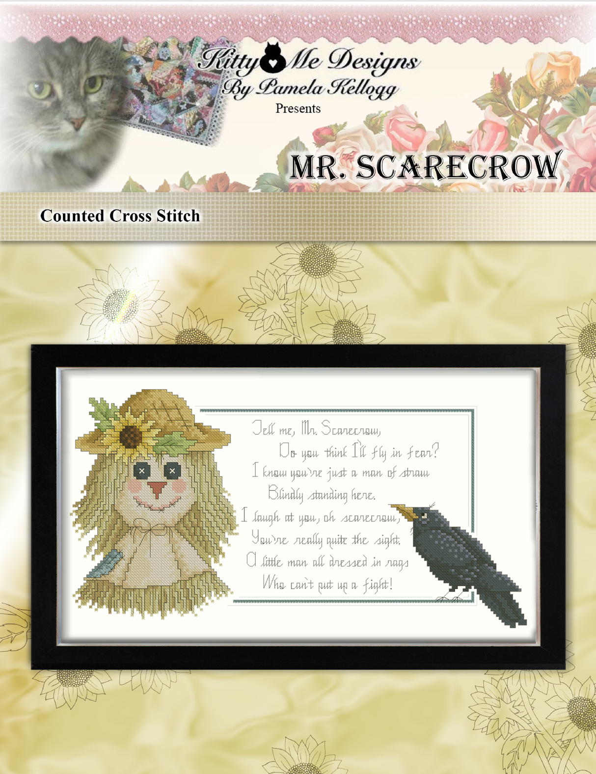 Mr Scarecrow Cross Stitch Pattern