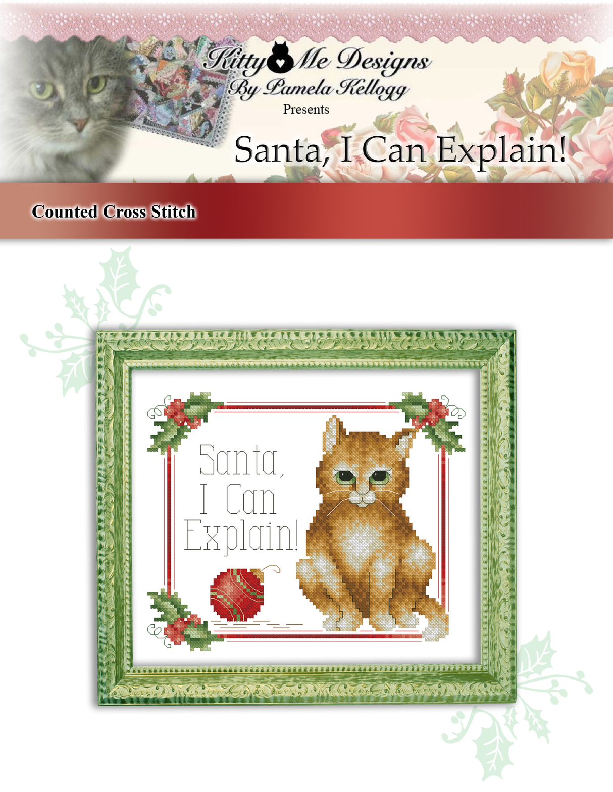Santa I Can Explain Cross Stitch Pattern
