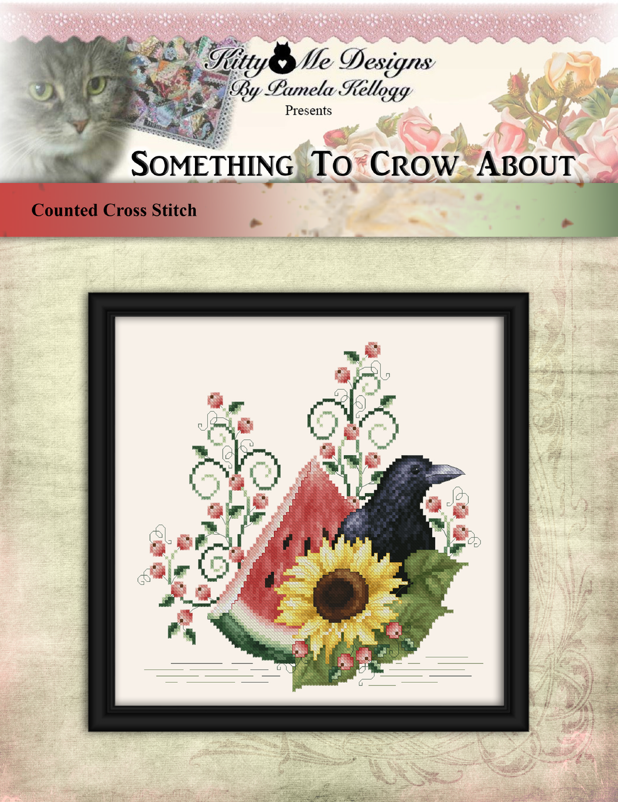 Something To Crow About Cross Stitch Pattern