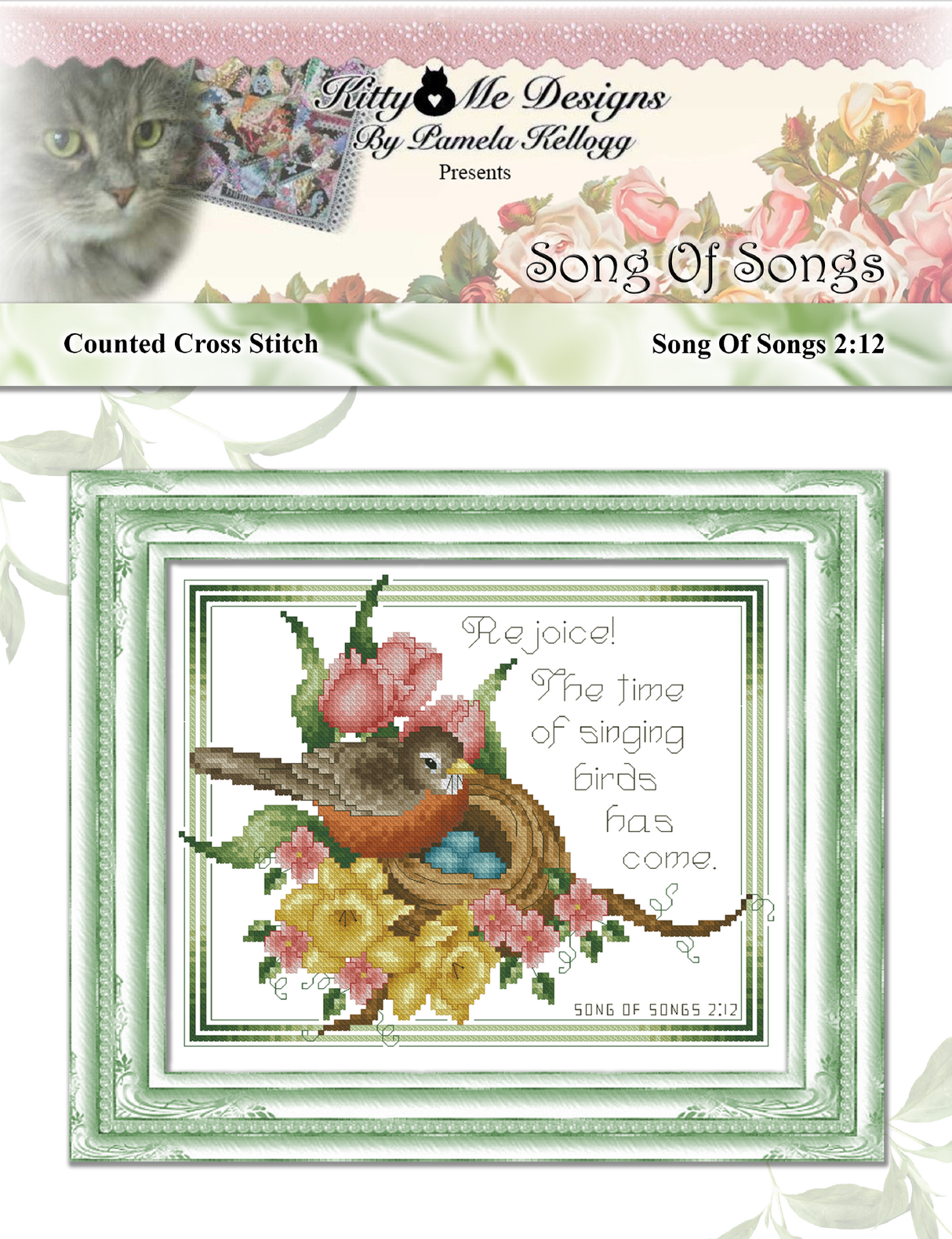 Song Of Songs Cross Stitch Pattern