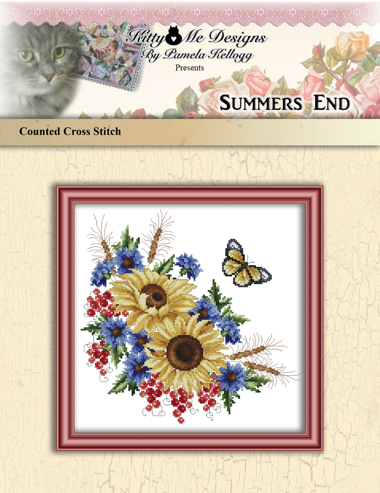 Summers End Cross Stitch Pattern