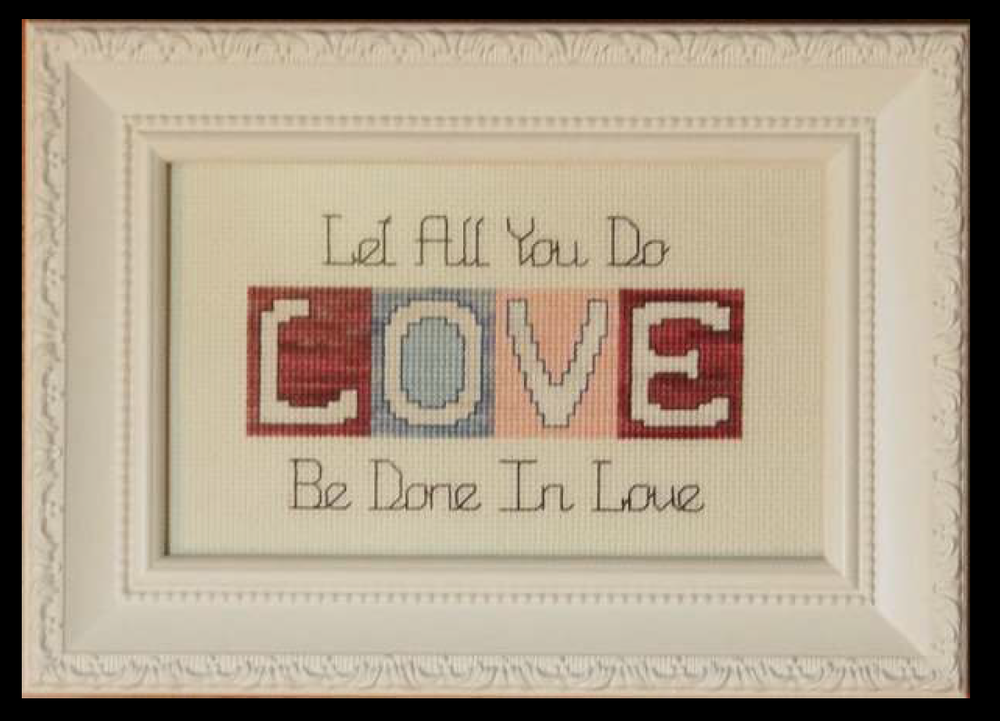 Love Cross Stitch Pattern