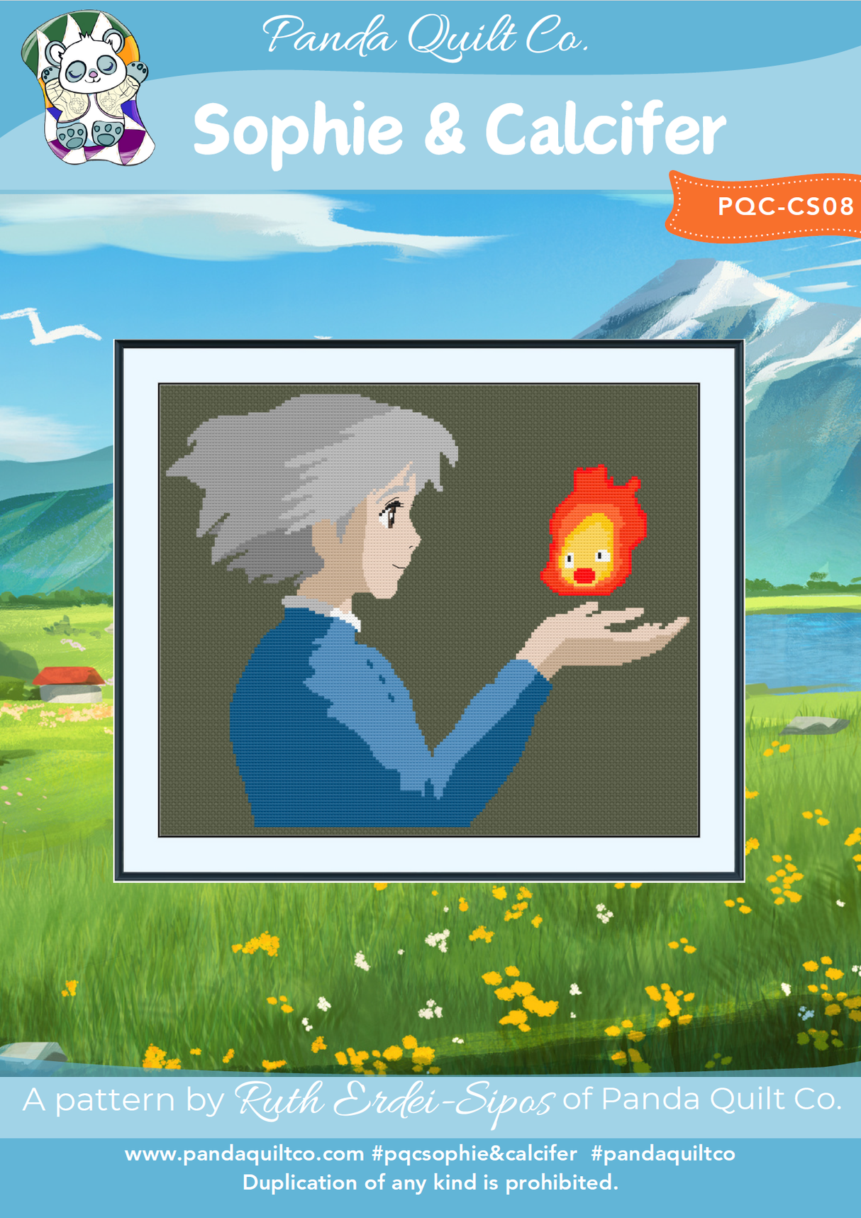 Sophie & Calcifer Cross Stitch Pattern