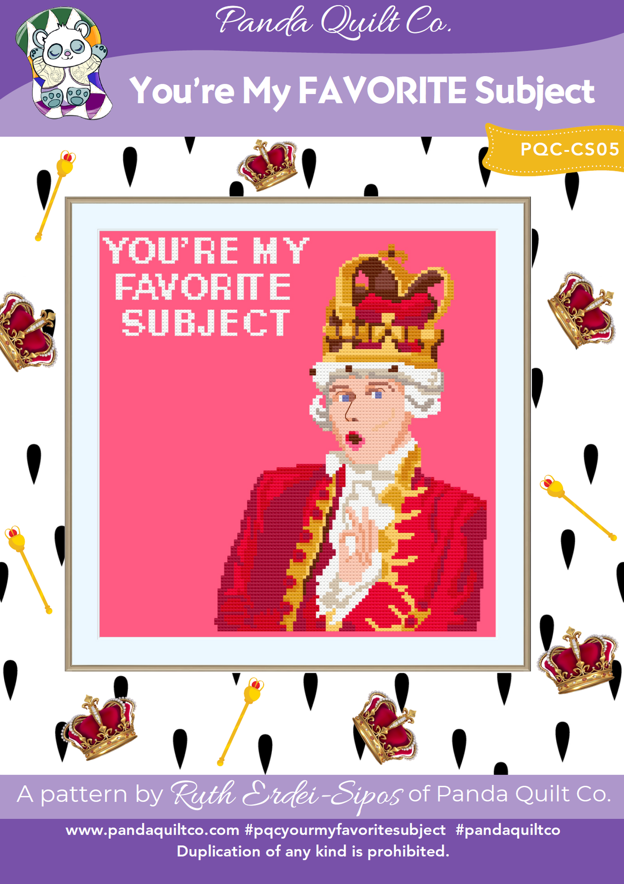 You're My Favorite Subject Cross Stitch Pattern