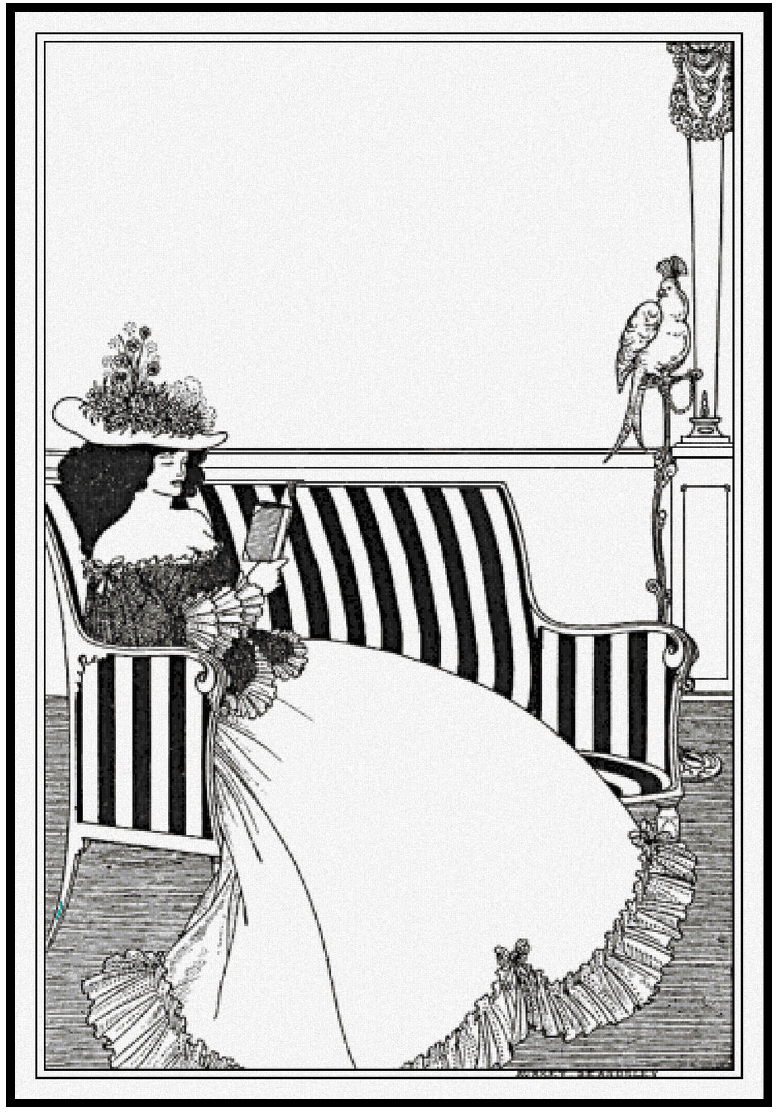 Smithers' Catalogue of Rare Books - Aubrey Beardsley Cross Stitch Pattern