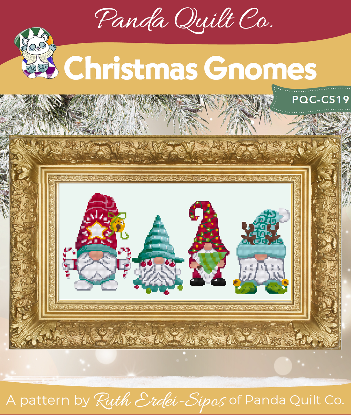 Christmas Gnomes Cross Stitch Pattern
