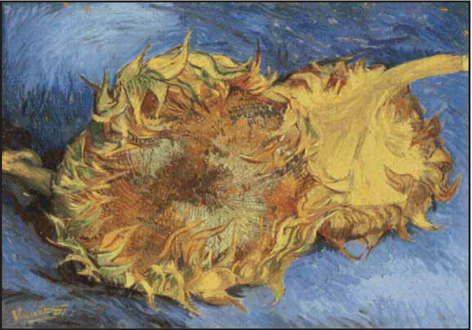 Sunflowers van Gogh Cross Stitch Pattern
