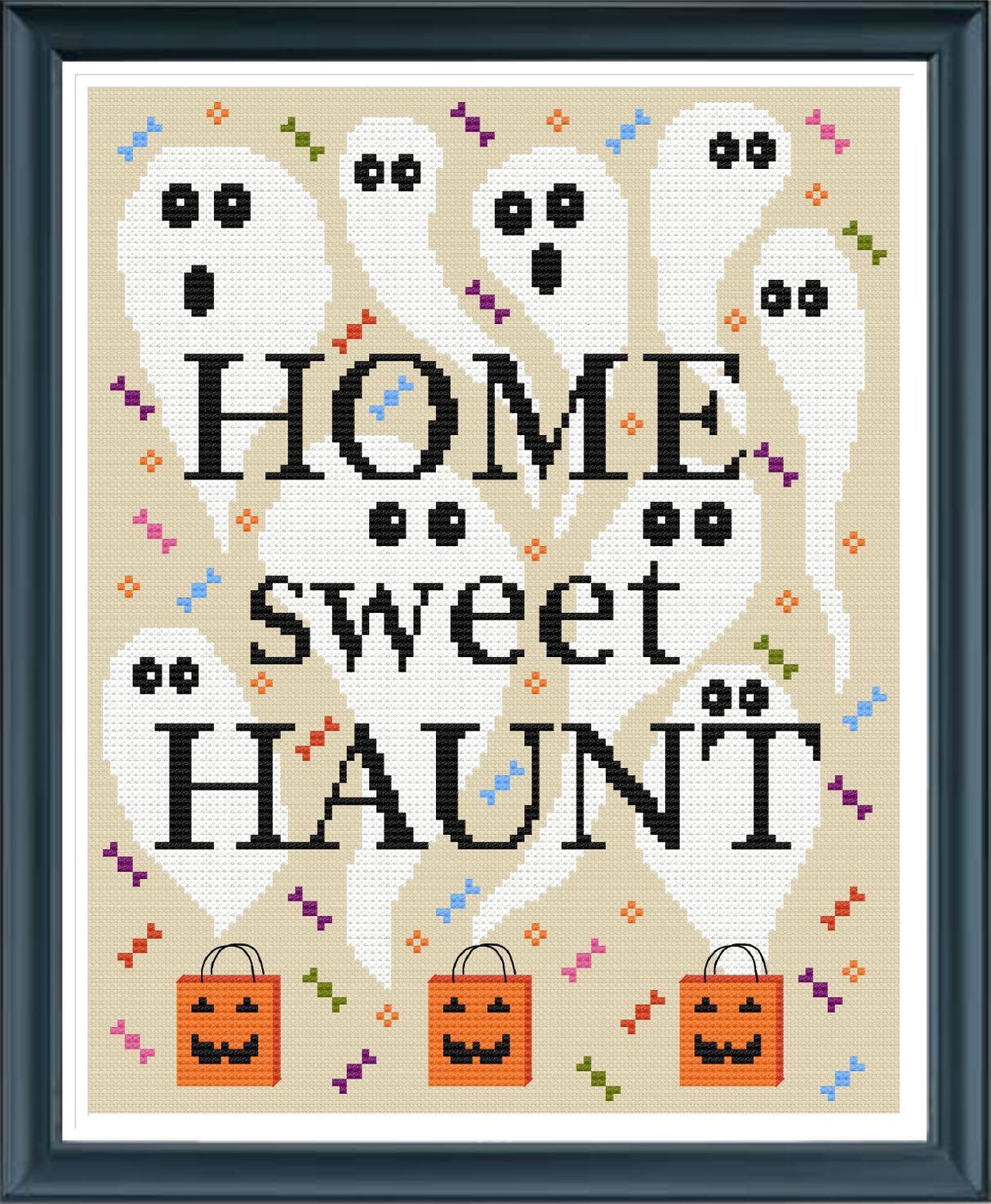 Home Sweet Haunt Cross Stitch Pattern