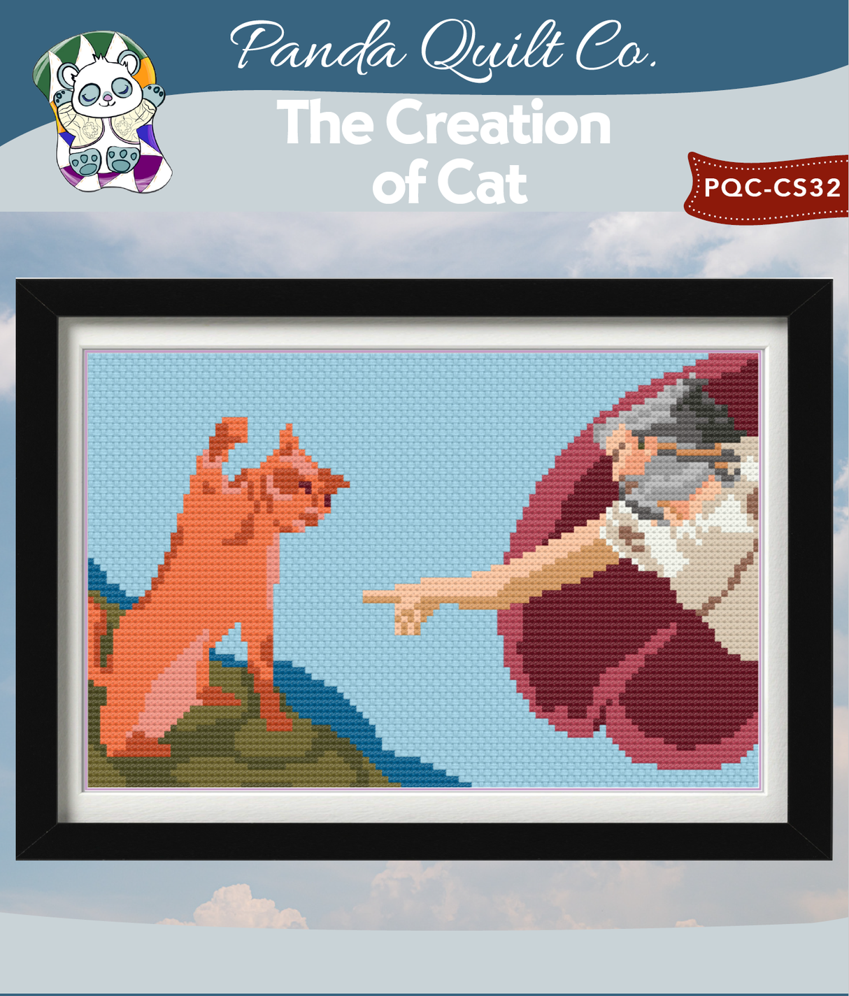 The Creation of Cat Cross Stitch Pattern