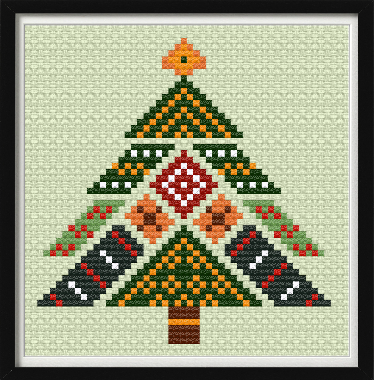 Tapestry Tree Cross Stitch Pattern