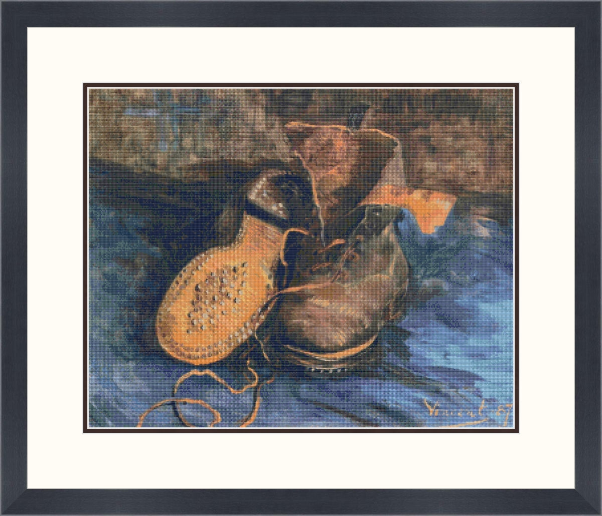 A Pair of Boots – van Gogh Cross Stitch Pattern