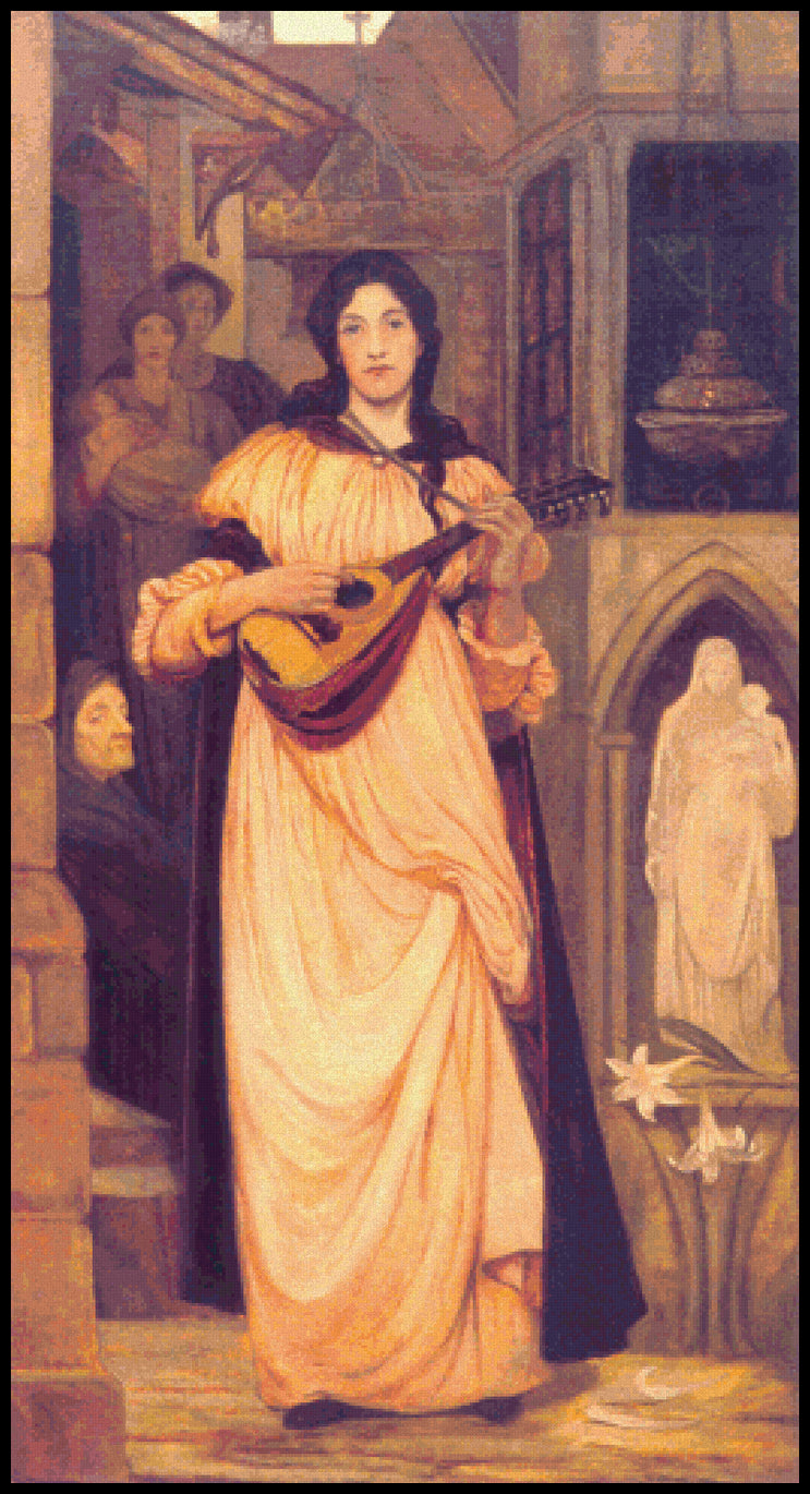 The Minstrel - Kate Elizabeth Bunce Cross Stitch Pattern