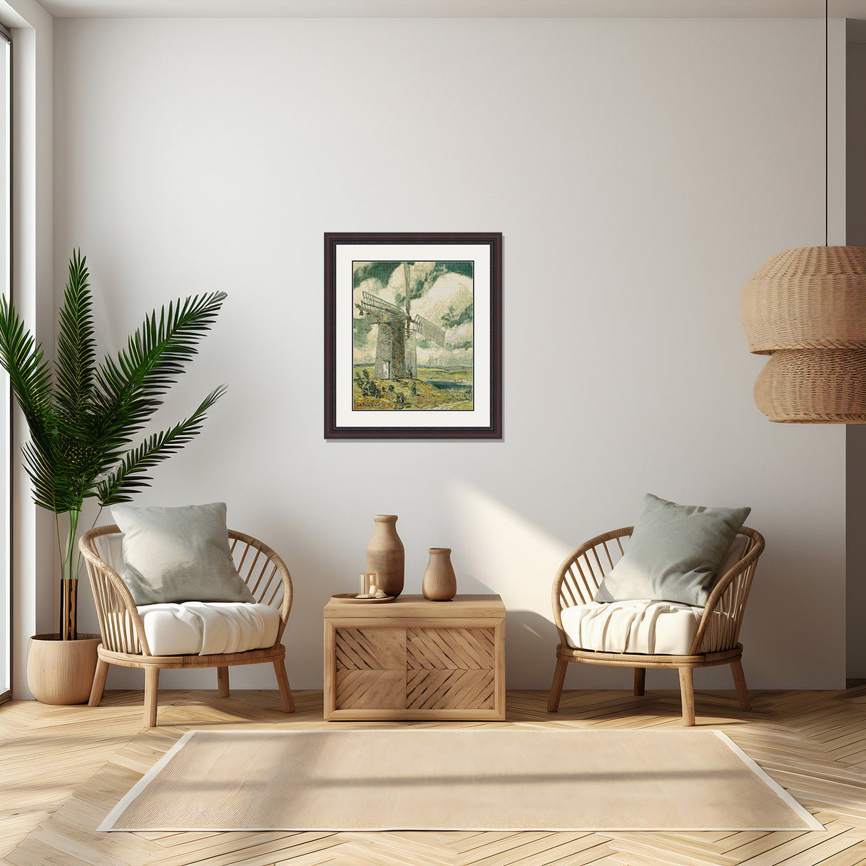 Bending Sail on the Old Mill Cross Stitch Pattern