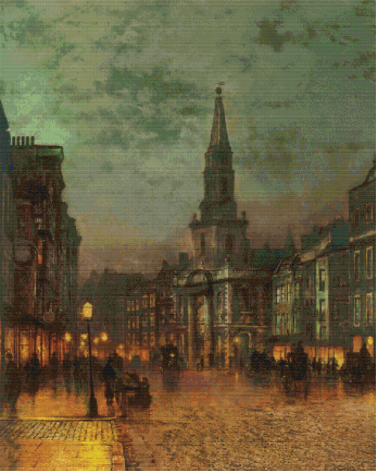 Blackman Street, London – Grimshaw Cross Stitch Pattern