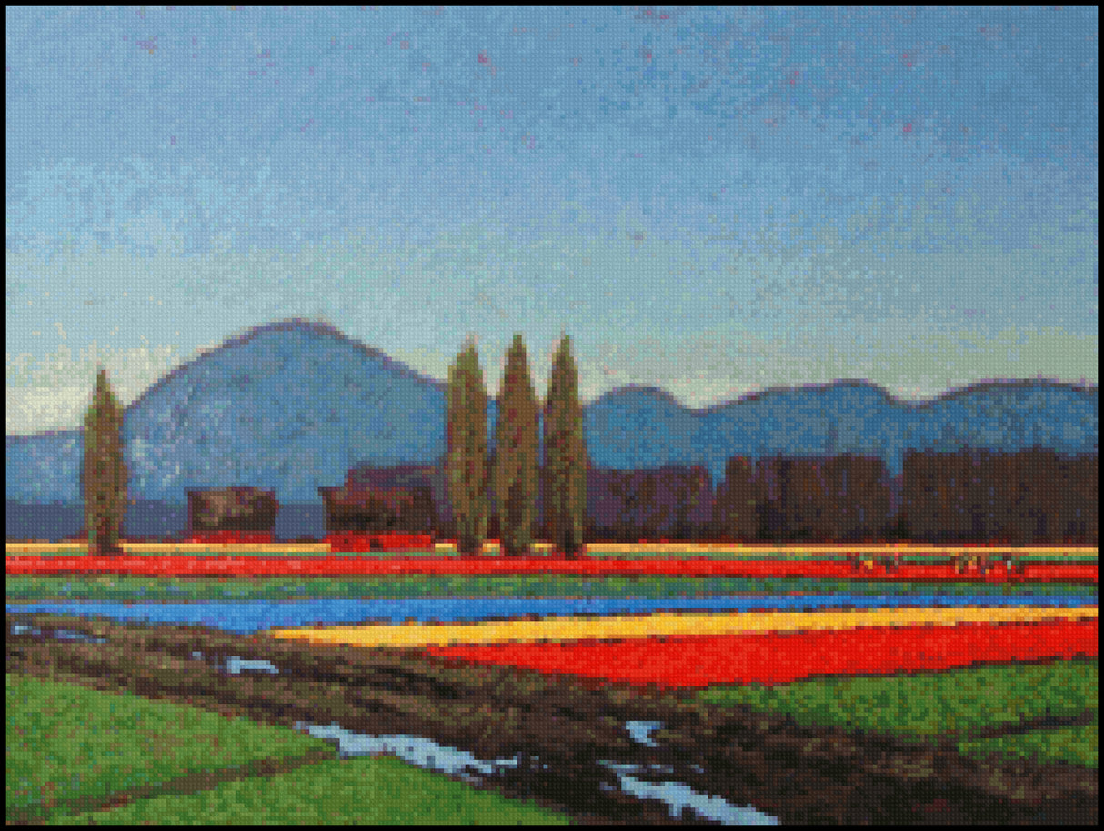 Puddle Jump (smaller) – Alfred Currier Cross Stitch Pattern