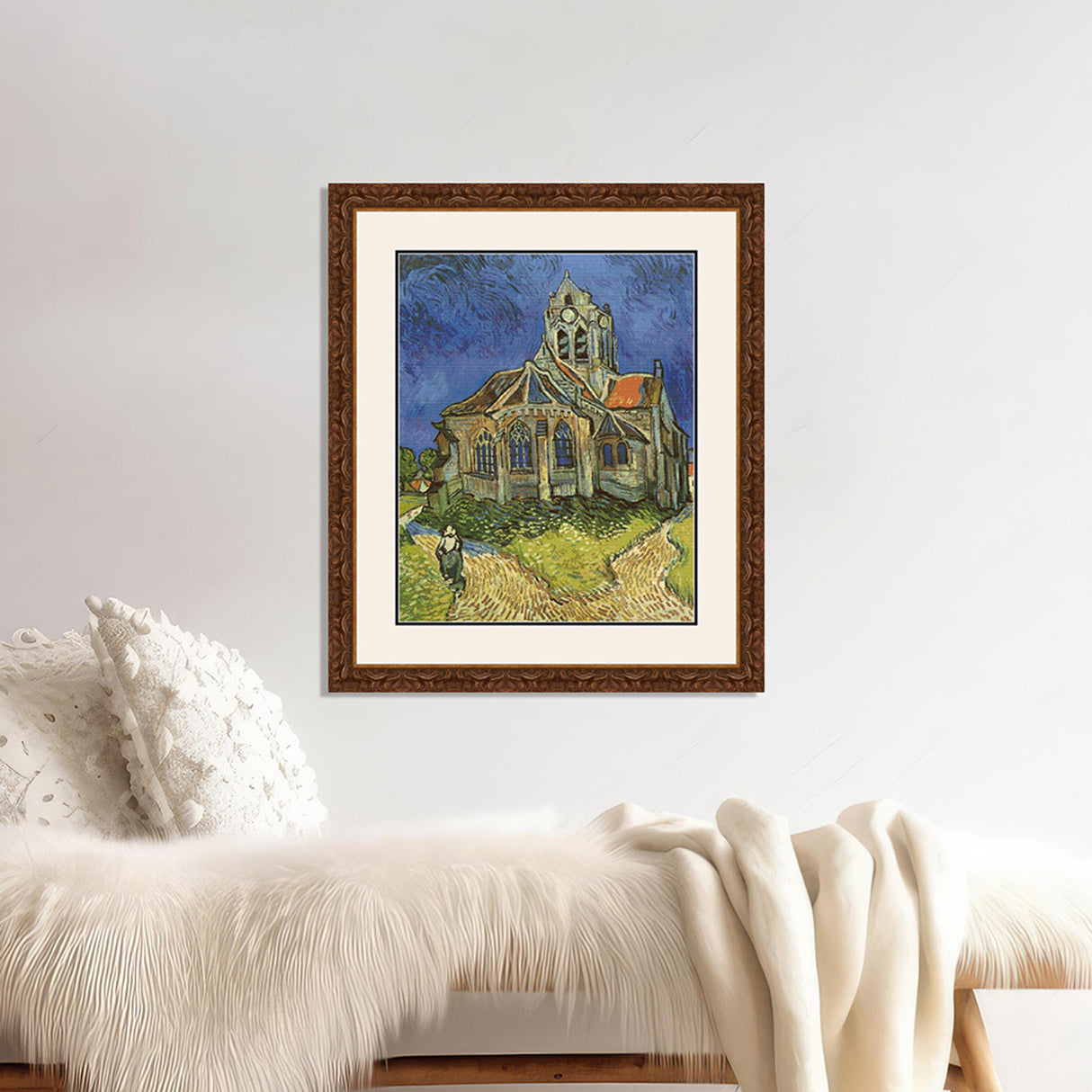 Church at Auvers – van Gogh Cross Stitch Pattern