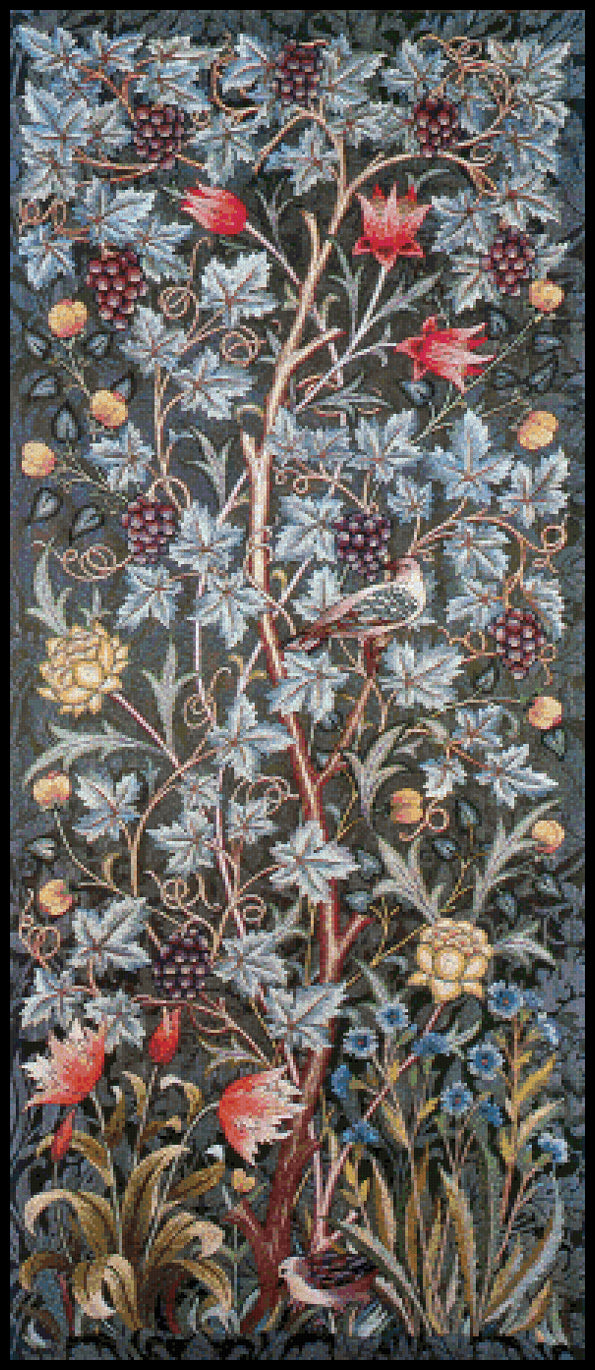 Vine – John Henry Dearle Cross Stitch Pattern