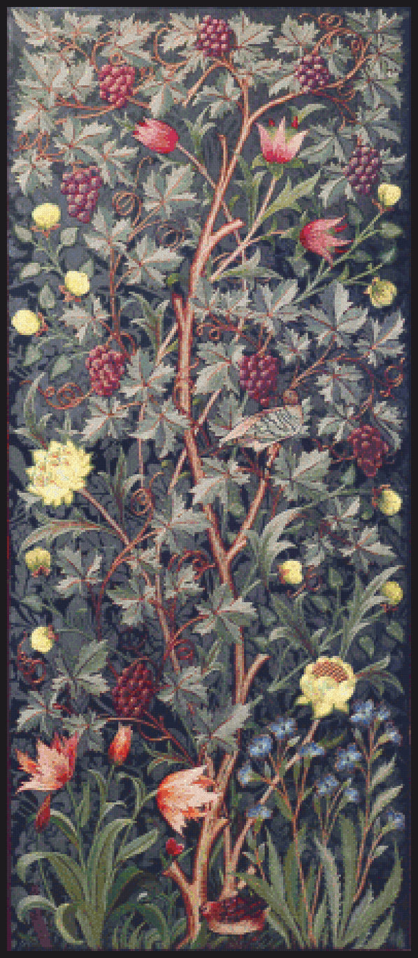 Vine - John Henry Dearle Cross Stitch Pattern