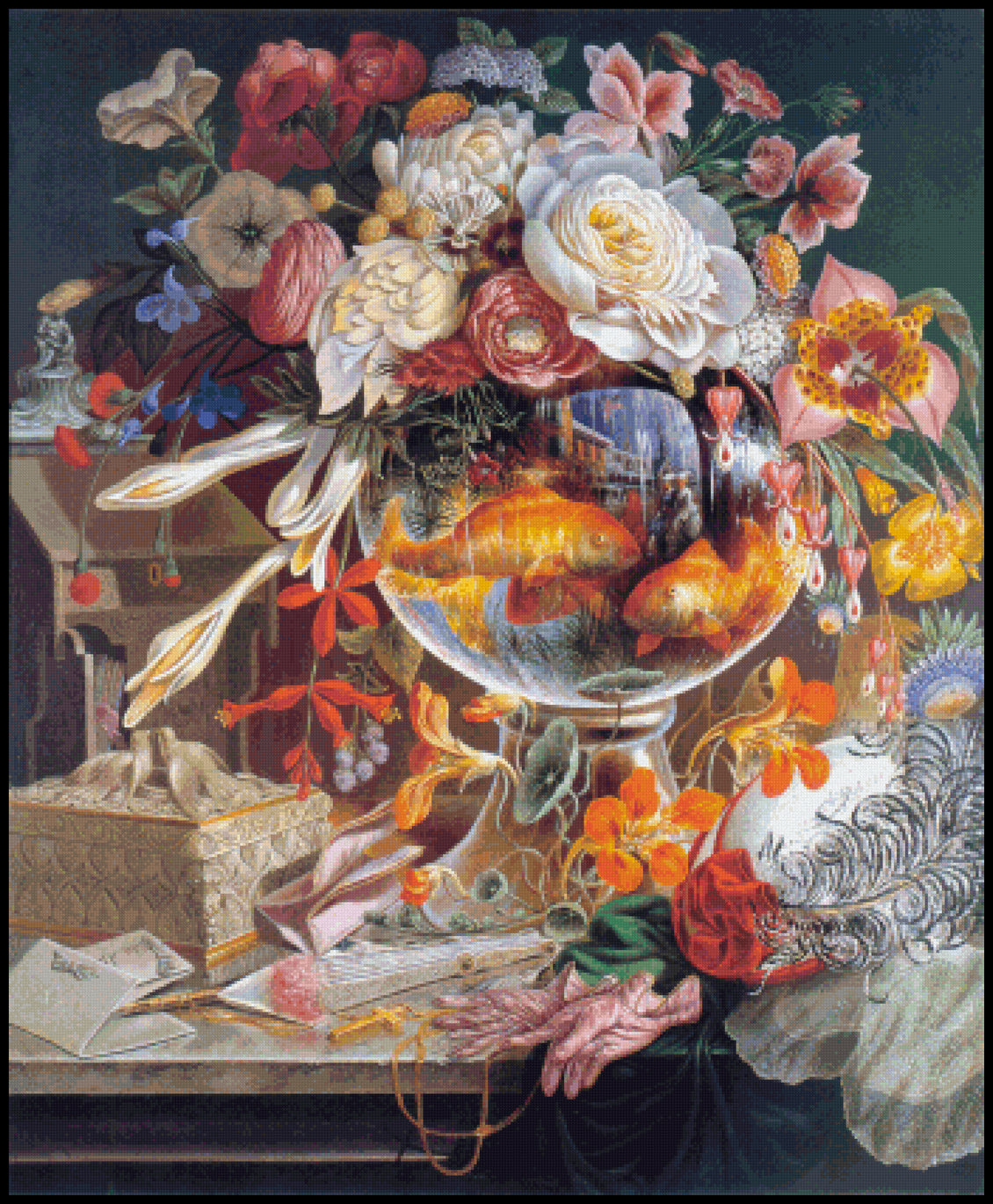 Fishbowl Fantasy Edward Goodes Cross Stitch Pattern