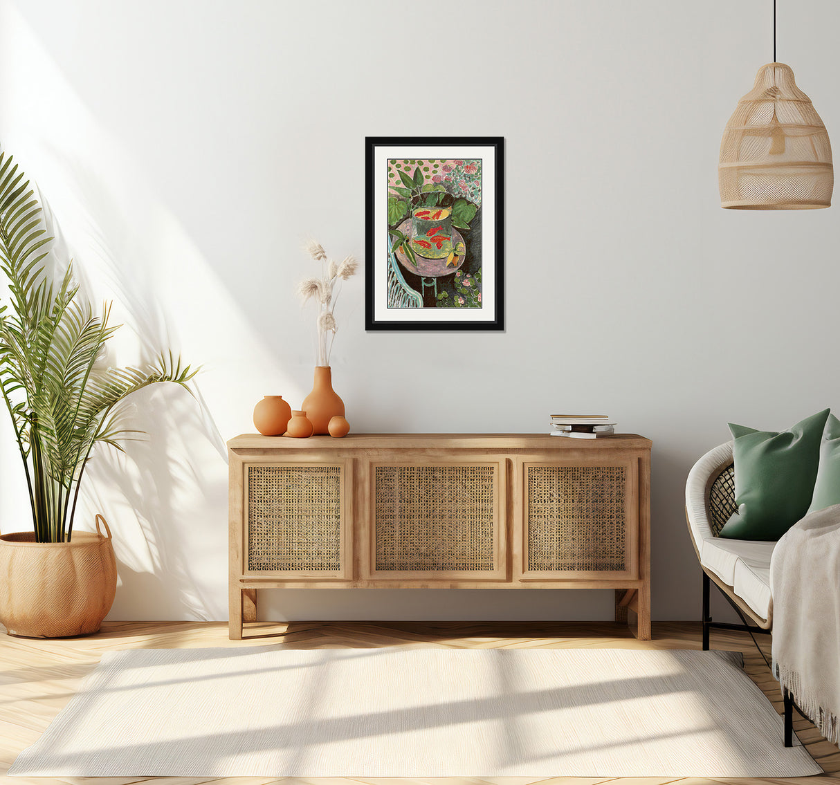 Goldfish Matisse Cross Stitch Pattern