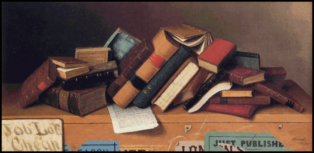 Job Lot Cheap William Michael Harnett Cross Stitch Pattern