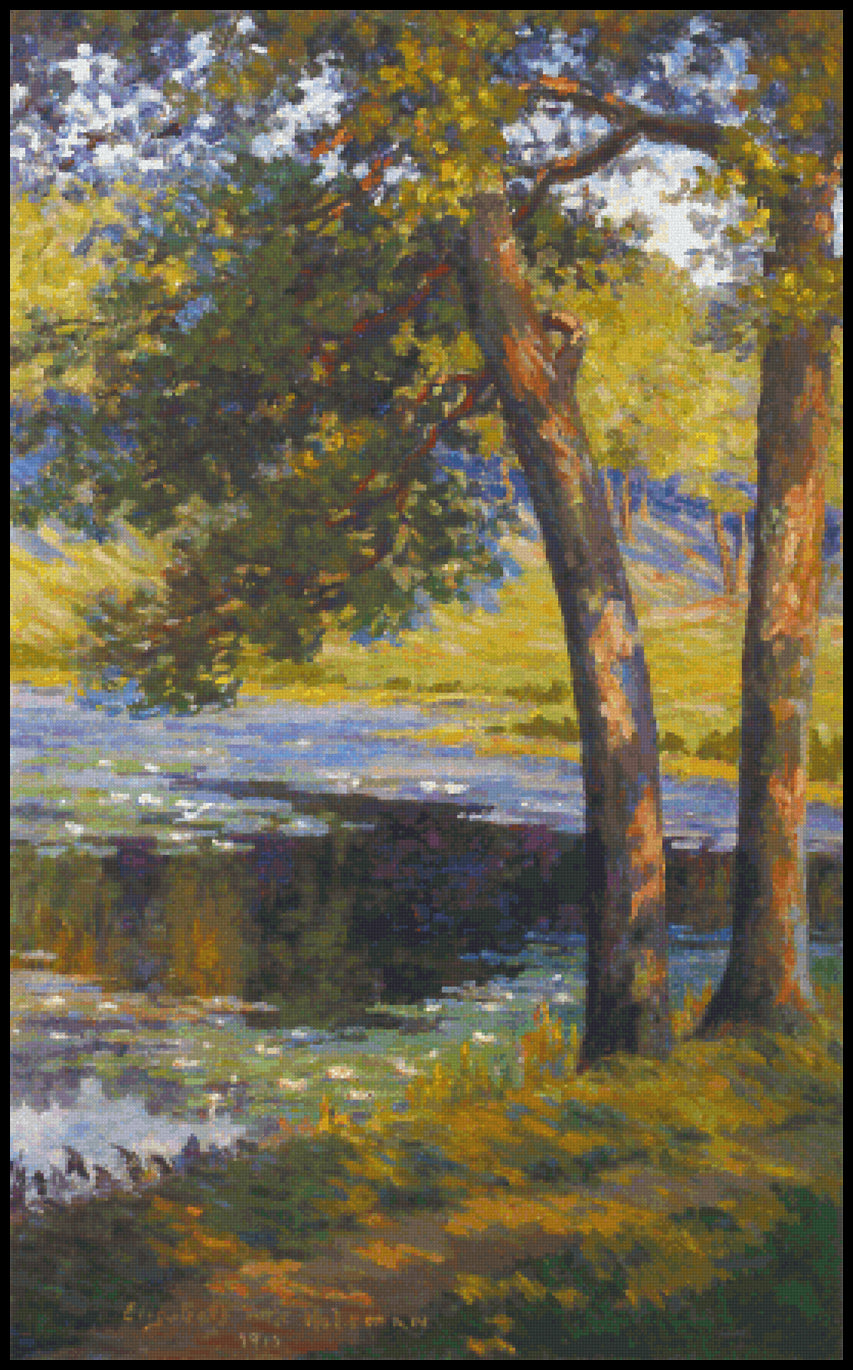 A Drowsy Day Elizabeth Tuttle Holsman Cross Stitch Pattern