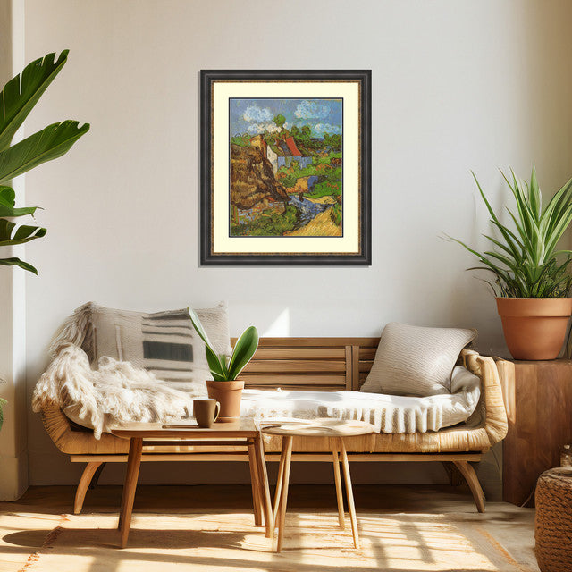 Houses at Auvers – van Gogh Cross Stitch Pattern