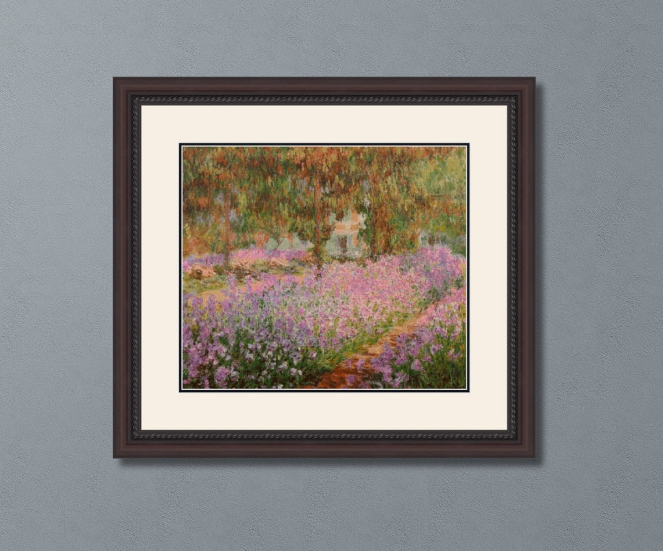Water Lily Pond Monet Cross Stitch Pattern