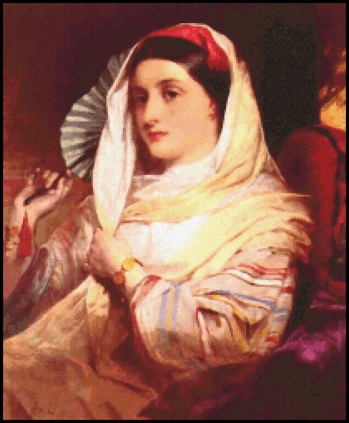 The Dreamer Charles Robert Leslie Cross Stitch Pattern