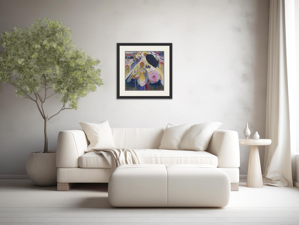 Lady in Moscow Kandinsky Cross Stitch Pattern