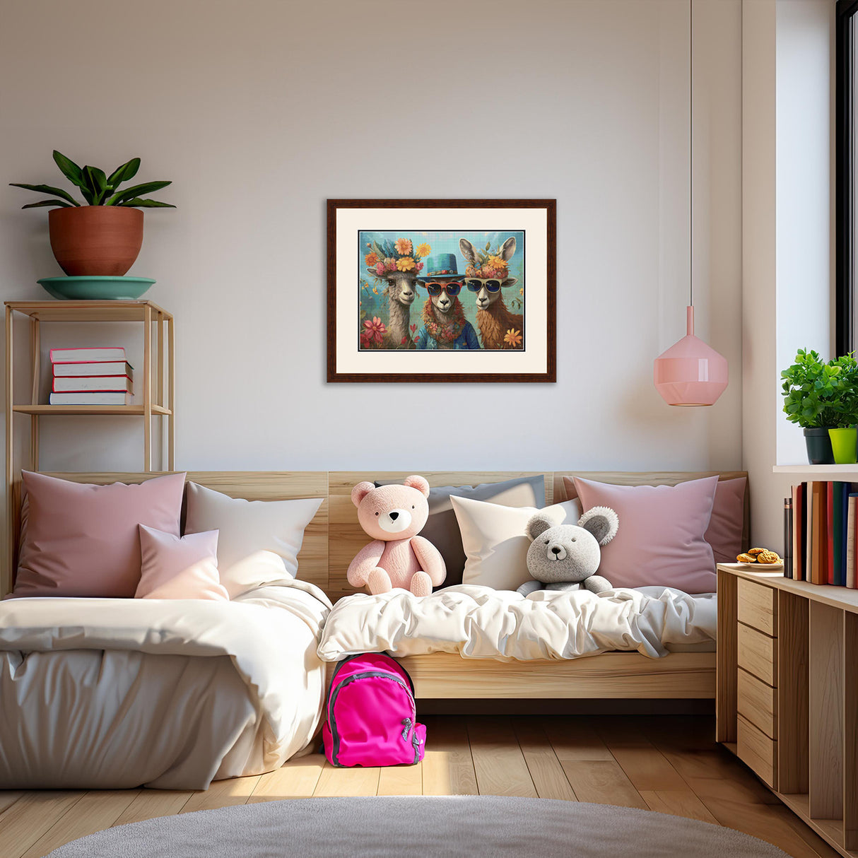 Llamas Gone Wild Cross Stitch Pattern