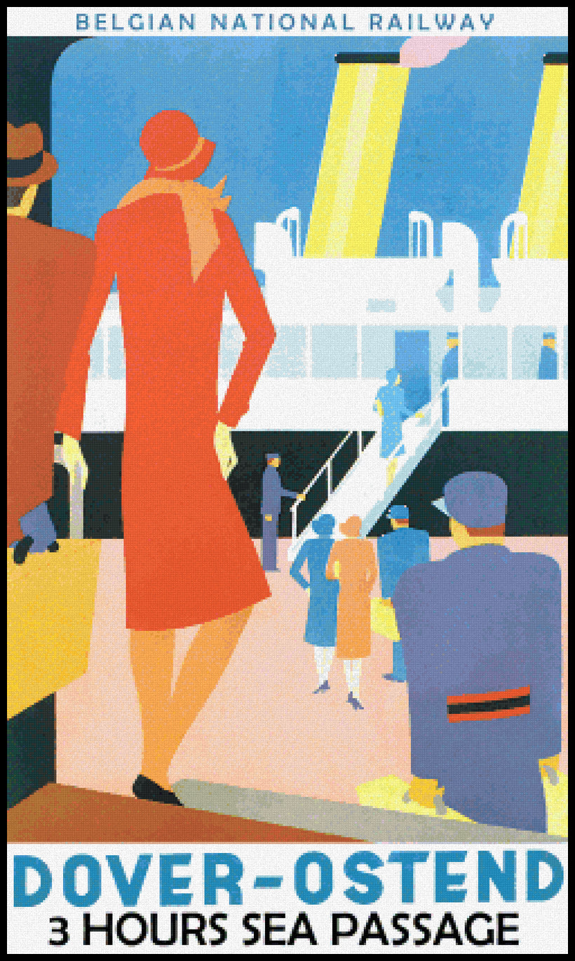 Dover-Ostend Leo Marfurt Cross Stitch Pattern