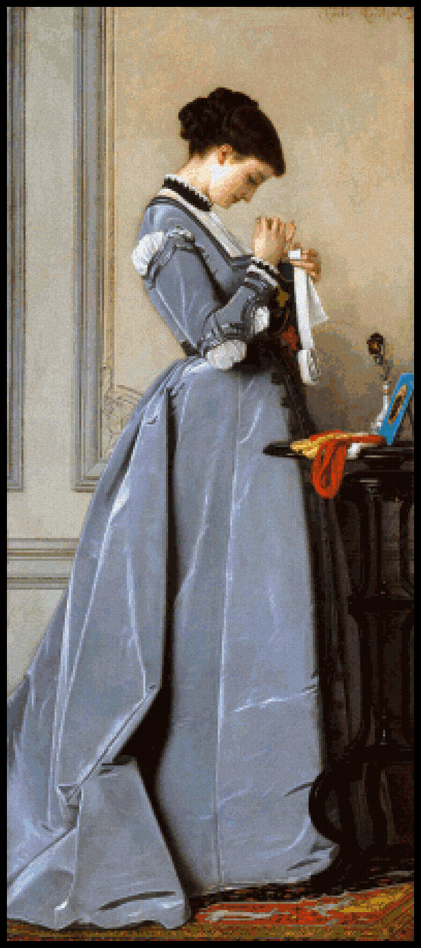 Penelope Charles-Francois Marchal Cross Stitch Pattern