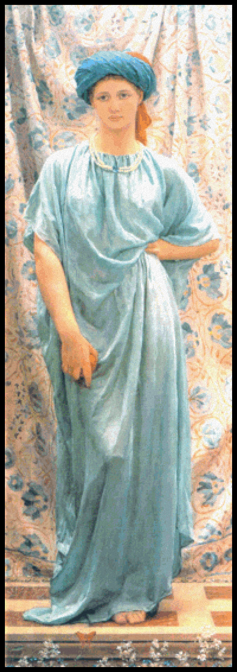 Sapphires Albert Joseph Moore Cross Stitch Pattern