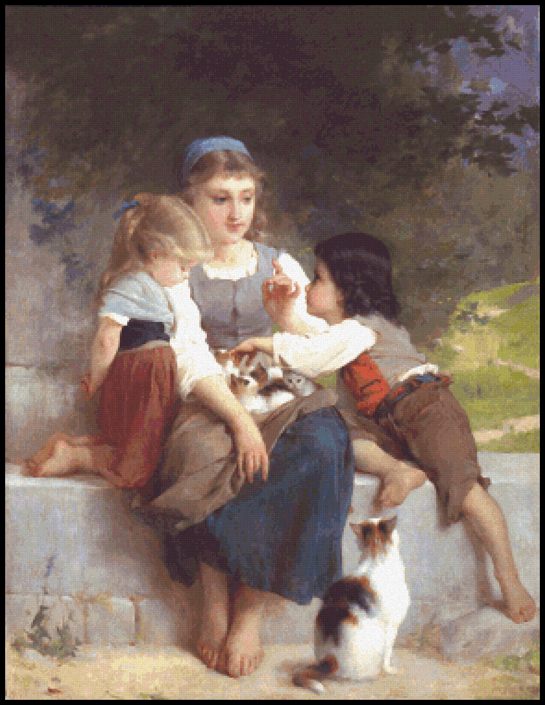 The New Pets Emile Munier Cross Stitch Pattern