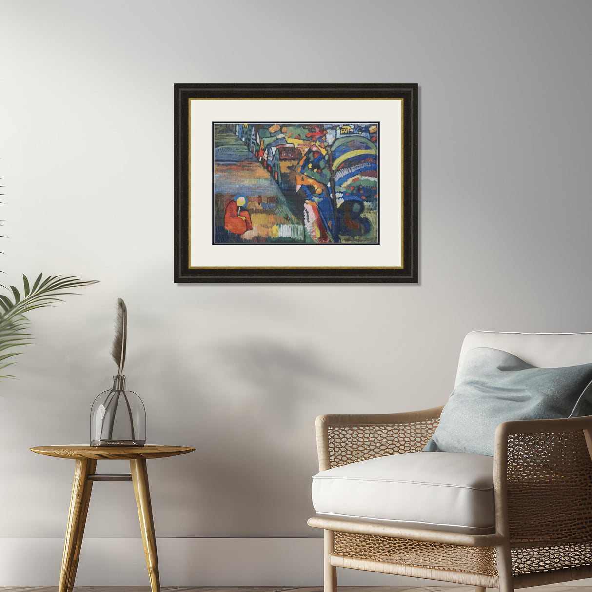 Painting with Houses – Kandinsky Cross Stitch Pattern