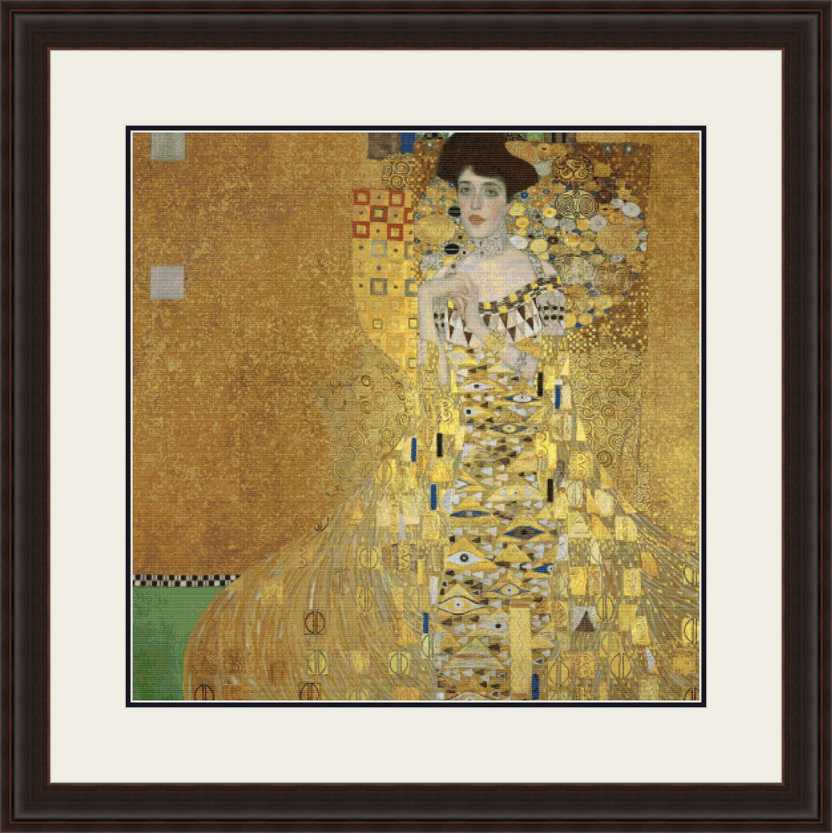 Portrait of Adele Bloch-Bauer I – Klimt Cross Stitch Pattern