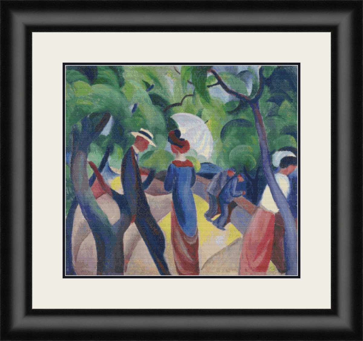 Promenade – Macke Cross Stitch Pattern