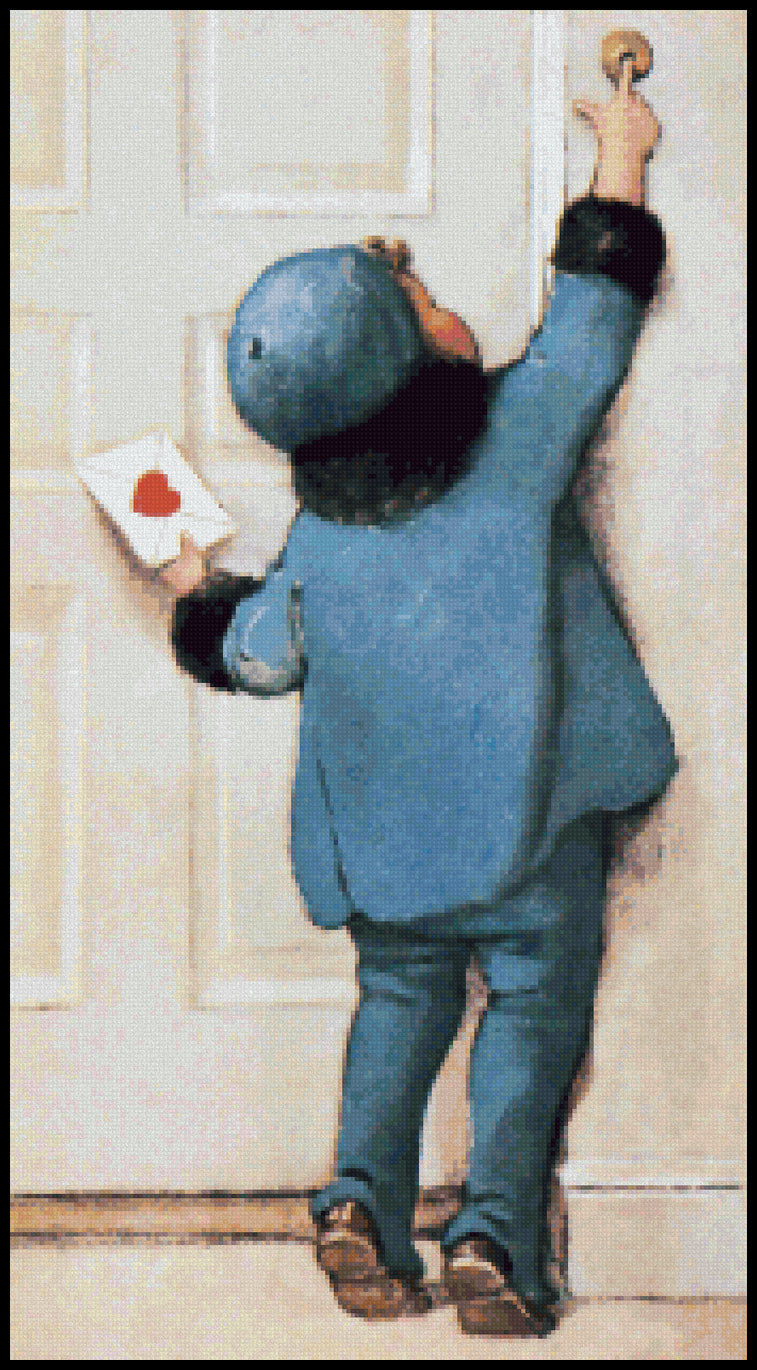 V is for Valentine Jessie Willcox Smith Cross Stitch Pattern