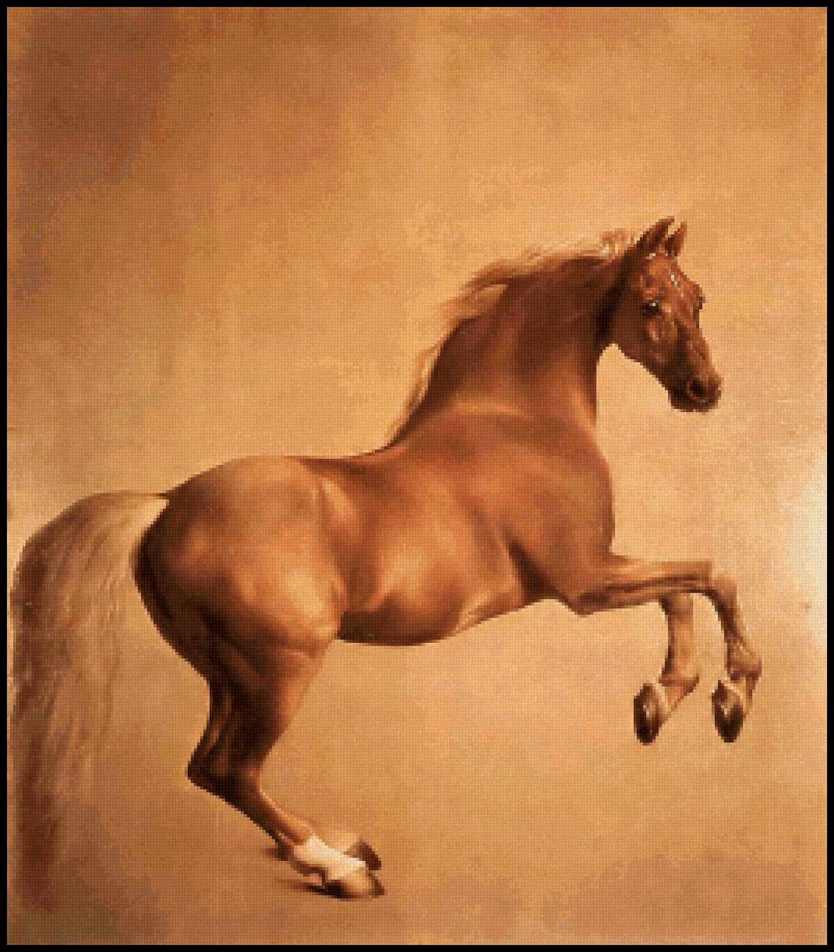 Whistlejacket George Stubbs Cross Stitch Pattern